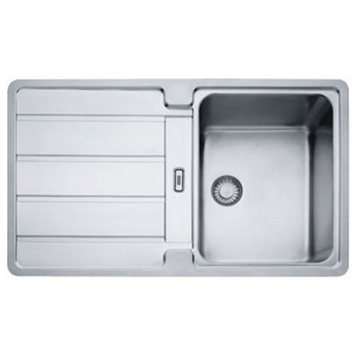Franke Hydros HDX 214 built-in sink - SlimTop, push button valve, 127.0378.717, 10024
