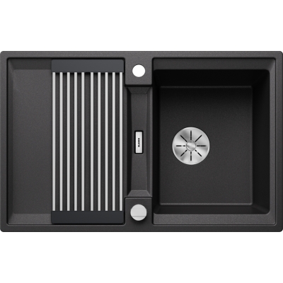 Blanco Adira 45 S built-in sink Silgranit PuraDur, color anthracite, InFino drain, 527586