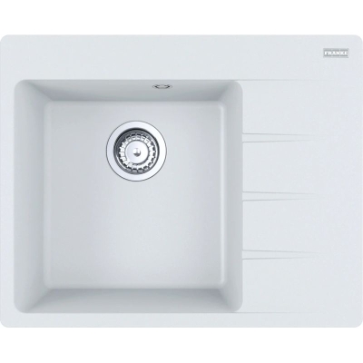 Franke Centro CNG 611-62 A Fragranit DuraKleen Plus, kraanikauss vasakul, värvus Glacier, 114.0685.107