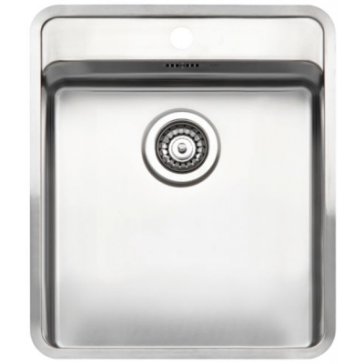 Reginox Ohio 40x40 tap hole bench, can be installed as a support sink and flush sink