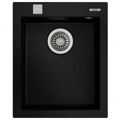 Teka FORSQUARE 34.40 TG AUTO, встраиваемая мойка Tegranit+ 45 см, черный, 115230010