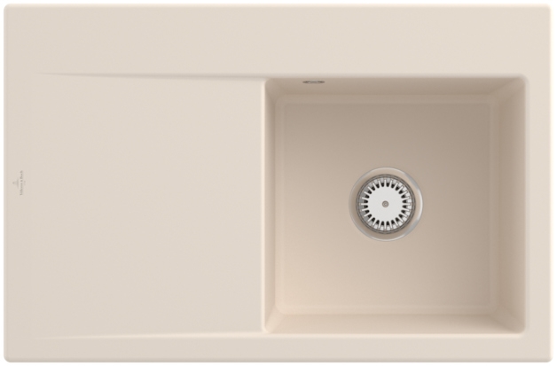 Villeroy &amp; Boch Subway Style 45, värvus FU Ivory, Classicline, kraanikauss paremal