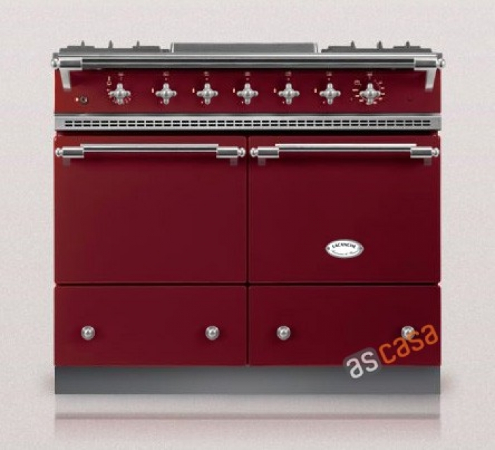 Lacanche Cluny Classic, cooking station, 100 cm, color burgundy, with 5 year guarantee!