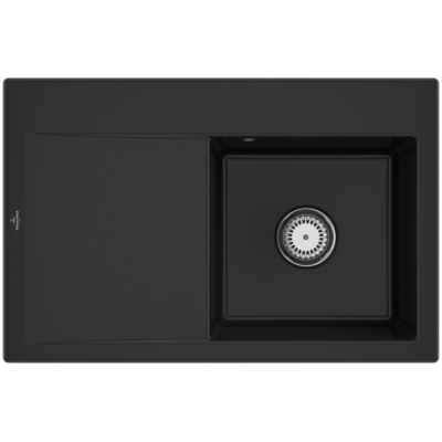 Villeroy &amp; Boch Subway Style 45, color J0 Chromite Premiumline, basin on the right