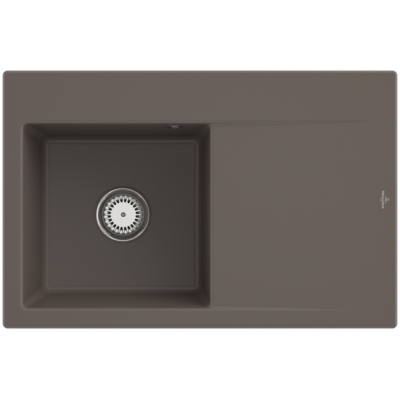 Villeroy &amp; Boch Subway Style 45, värv TR Timber, Premiumline, kraanikauss vasakul