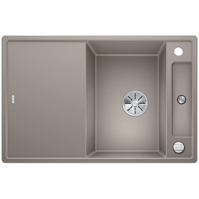 Blanco Axia III 45 S Silgranit PuraDur 2, включая деревянную разделочную доску, цвет тартуфо, слив InFino, 523180
