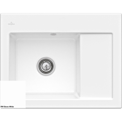 Виллерой и amp; Boch Subway 45 Compact, цвет RW Stone White, Classicline, раковина левая или правая