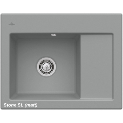 Villeroy &amp; Boch Subway 45 Compact, color SL Stone, Classicline, basin left or right