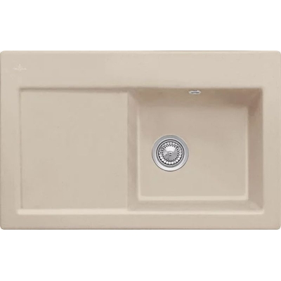 Villeroy &amp; Boch Subway 45, color AM Almond, Classicline, basin on the right or basin on the left