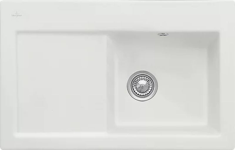 Villeroy &amp; Boch Subway 45, color SM Steam, Classicline, basin on the right or basin on the left