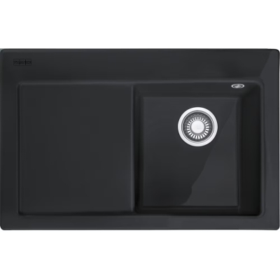 Franke Mythos MTK 611-78 Fraceram keraamiline valamu, kraanikauss paremal, värv onyx, 124.0433.433