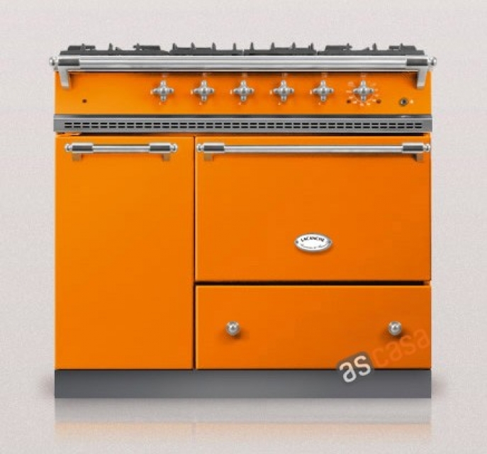 Lacanche Volnay Classic, cooking station, 100 cm, color tangerine, with 5 year guarantee!