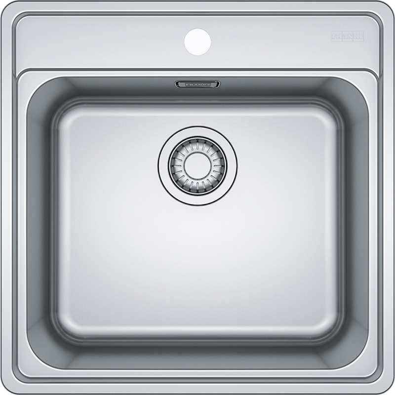 Franke Bell BCX 610-51 built-in basin, stainless steel, manual operation, 101.0622.893, 12391