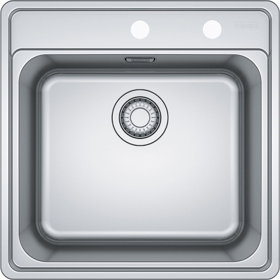 Franke Bell BCX 610-51 built-in basin, stainless steel, rotary knob valve, 101.0623.960, 12593