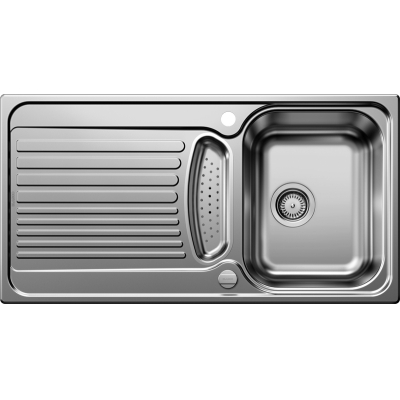 Blanco Tipo 5 S built-in sink, stainless steel, with drain remote control, 526336
