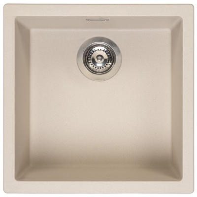 Reginox Amsterdam 40, Regi-Granit built-in sink, color caffe silvery, R32336