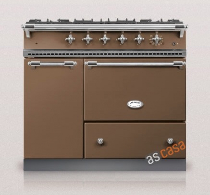 Lacanche Volnay Classic, cooking station, 100 cm, color chestnut brown, with 5 year guarantee!