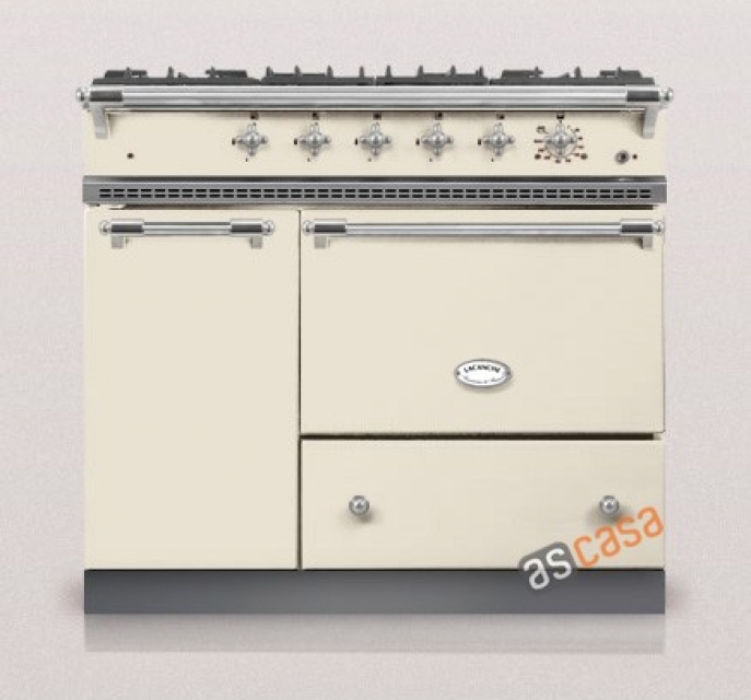 Lacanche Volnay Classic, cooking station, 100 cm, color ivory, with 5 year guarantee!