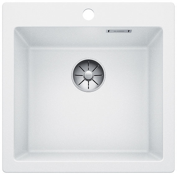 Blanco Pleon 5 Silgranit PuraDur, color white, InFino drain, 523680