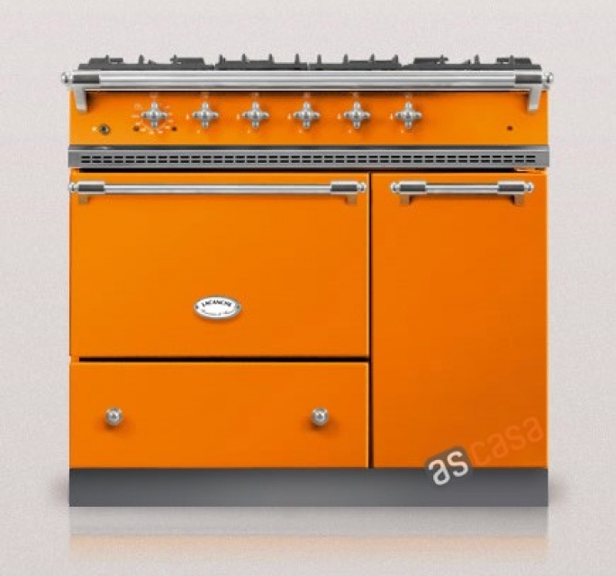 Lacanche Vougeot Classic, cooking station, 100 cm, color tangerine, with 5 year guarantee!