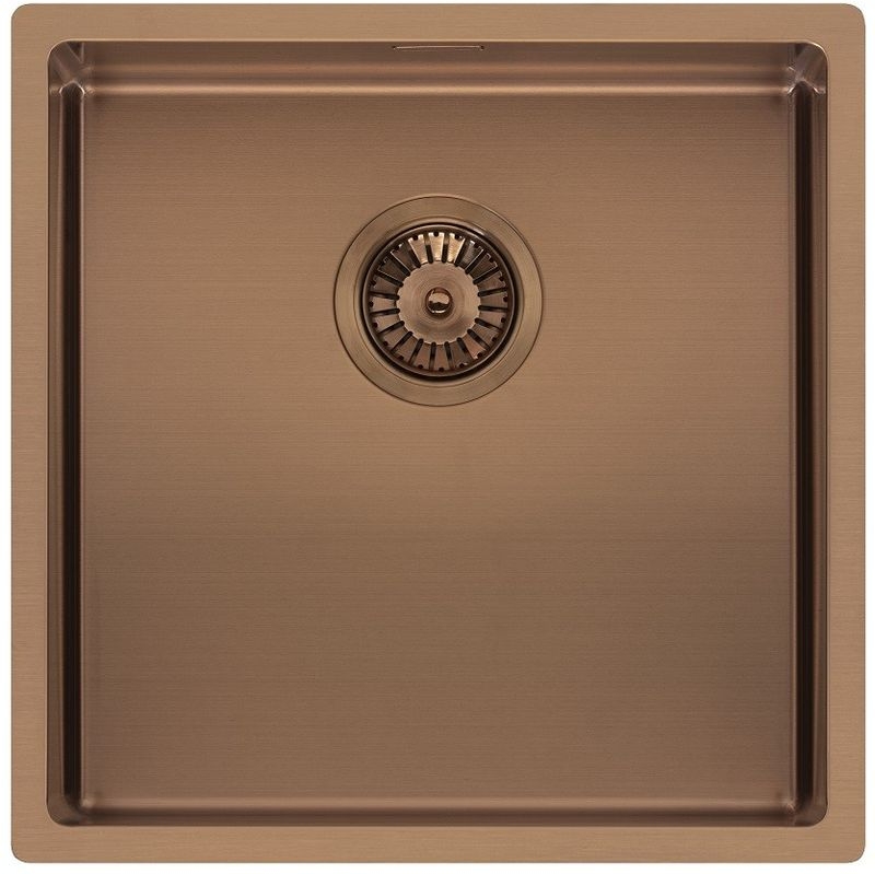 Reginox Miami 40x40, stainless steel sink PVD technology, color copper, R30707