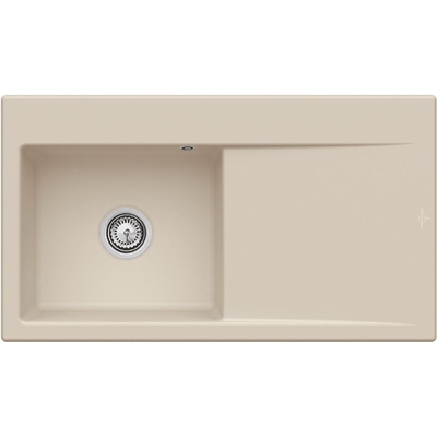 Villeroy &amp; Boch Subway Style 50, värv AM Almond, Classicline, kraanikauss vasakul