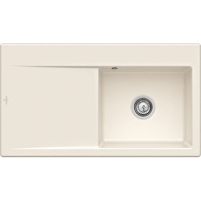 Villeroy &amp; Boch Subway Style 50, värv KR Crema, Classicline, kraanikauss paremal