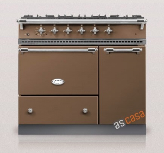 Lacanche Vougeot Classic, cooking station, 100 cm, color chestnut brown, with 5 year guarantee!