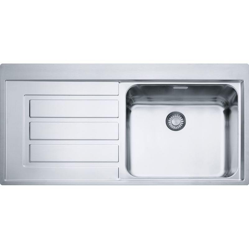 Franke Epos EOX 211 SlimTop, stainless steel sink, basin on the right, 127.0380.300, 11019