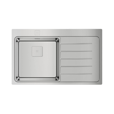 Teka ZENIT RS15 1B 1D R 86 AUTO PRO, встраиваемая мойка из нержавеющей стали, раковина слева, 115100004