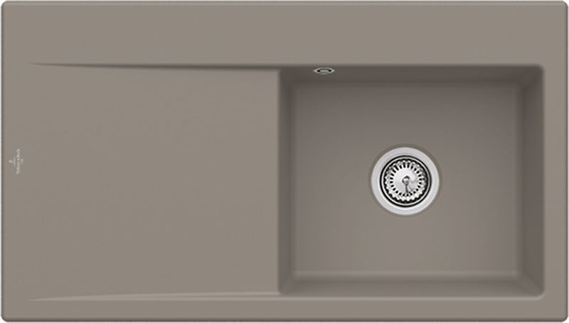 Villeroy &amp; Boch Subway Style 50, color TR Timber, Premiumline, basin on the right