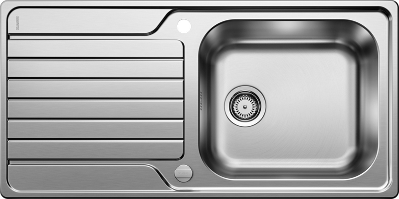 Blanco Dinas XL 6 S built-in sink, stainless steel, with drain remote control, 524255