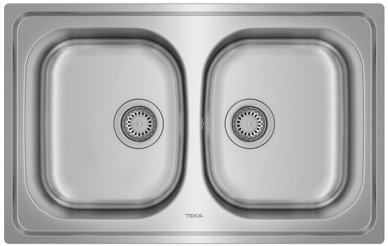 Teka UNIVERSE 80 T-XP 2B, roostevabast terasest sisseehitatud valamu 60 cm, 115040007