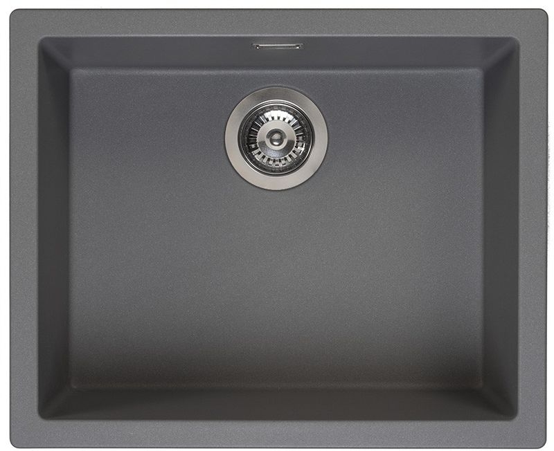 Reginox Amsterdam 50, Regi-Granit built-in sink, color gray silvery, R30851