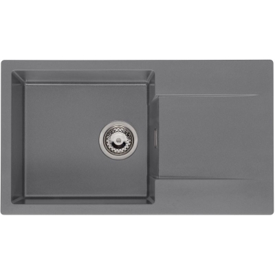 Reginox Amsterdam 43, Regi-Granit built-in sink, color gray silvery, R33494