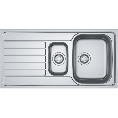 Franke Smart SKL 651 built-in sink stainless steel linen, eccentric valve, reversible, 101.0626.707