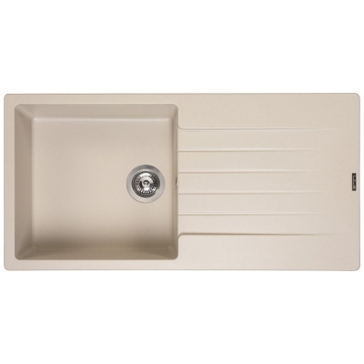 Reginox Harlem 10, Regi-Granit sisseehitatud kraanikauss, hõbedane kohvivärv, R31278