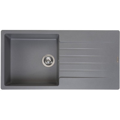 Reginox Harlem 10, Regi-Granit sisseehitatud valamu, värvus hall hõbedane, R31261