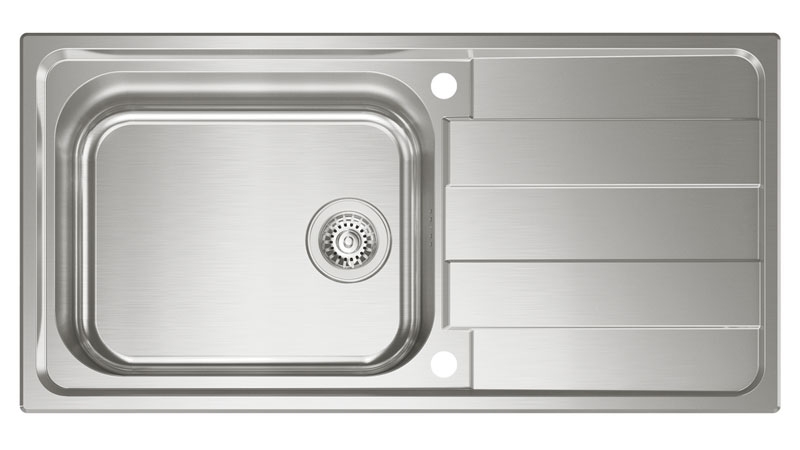 Naber-CONTURA® Riva 3 built-in sink, stainless steel, 1014022