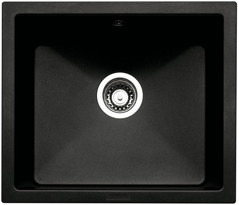 Naber Singoli 600, undermount sink, granite nero, 1106071