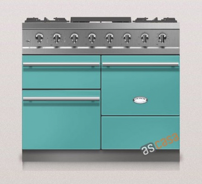 Lacanche Chagny Modern, cooking station, 100 cm, color coral blue, with 5 year guarantee!