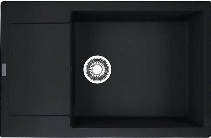 Franke Maris MRG 611-78 XL built-in sink Fragranit+, color matt black, 114.0627.364, 12712