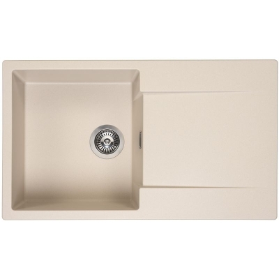 Reginox Amsterdam 10, Regi-Granit sisseehitatud kraanikauss, värv kohvik hõbedane, R30943