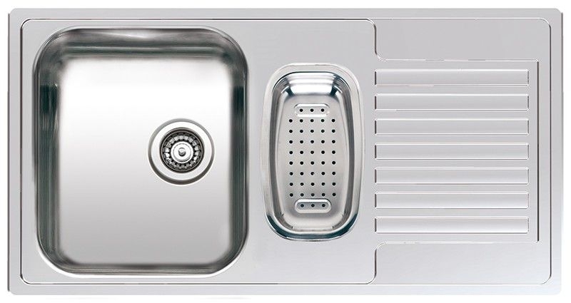 Reginox Centurio L 1.5, built-in sink flat edge, polished stainless steel, R19580