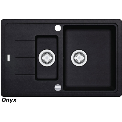 Franke Basis BFG 651-78 Fragranit DuraKleen Plus color Onyx, 114.0301.345, 11615