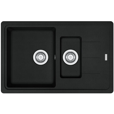 Franke Basis BFG 651-78 Fragranit DuraKleen Plus color Black Matt, 114.0657.808