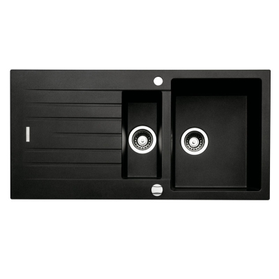 Naber Angola 150, built-in sink, granite nero, 1106011