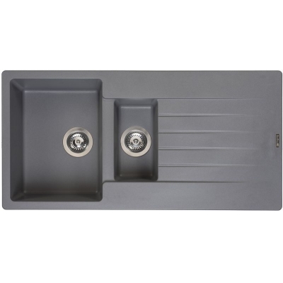 Reginox Harlem 15, Встраиваемая мойка Regi-Granit, цвет серый серебристый, R31308