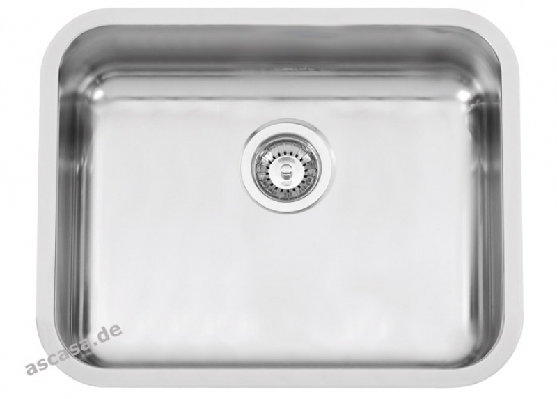 Reginox IB5040-CC (316) without overflow, can be installed as a top sink, flush sink and undermount sink