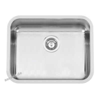 Reginox IB5040-CC (316) without overflow, can be installed as a top sink, flush sink and undermount sink